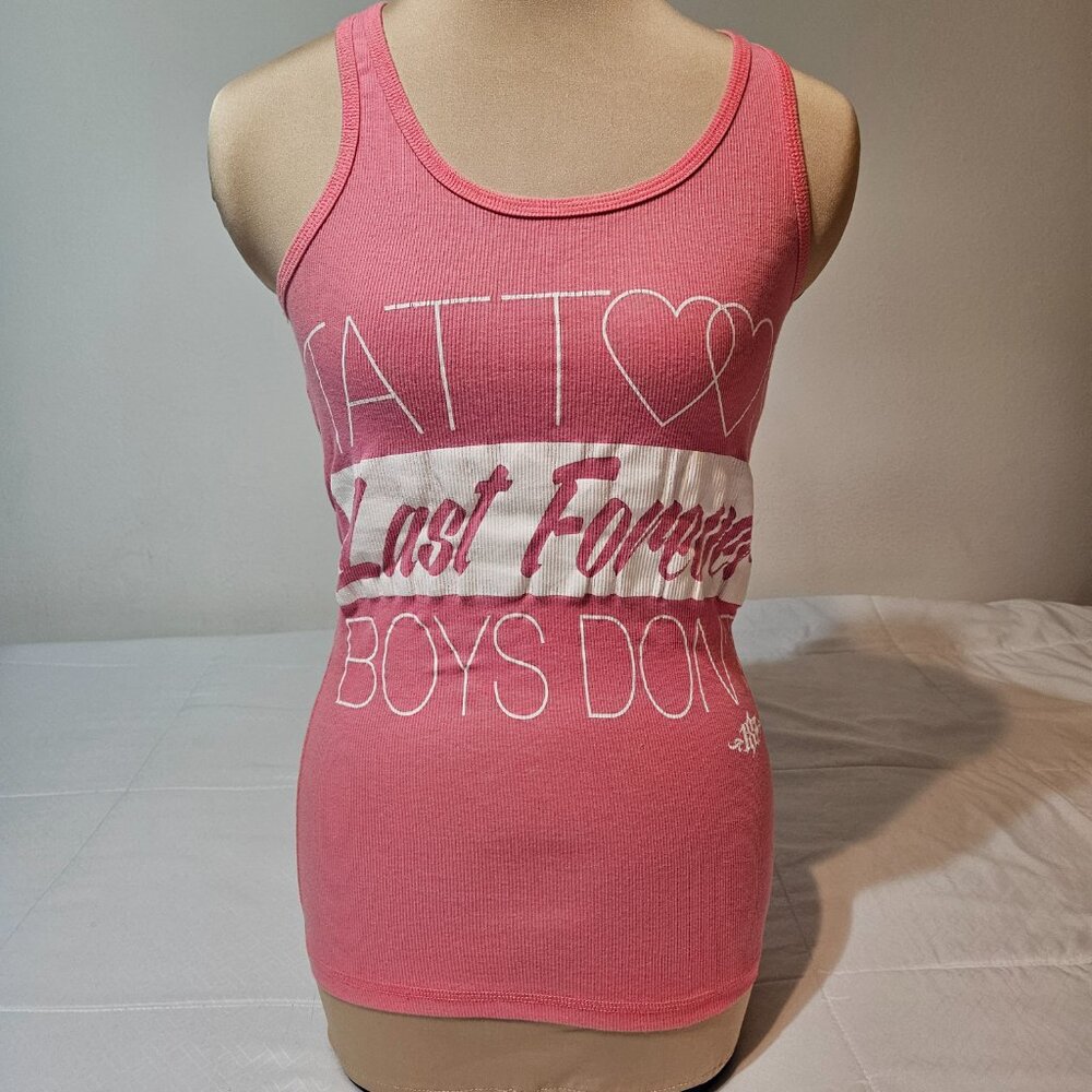 Zenana Outfitters Tank Top – “Tattoos Last Forever, Boys Don’t” Graphic